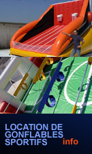 gonfables sportifs en location