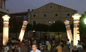 Colonnes gonflables modernistes