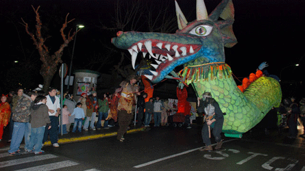 Dragon serpent gonflable