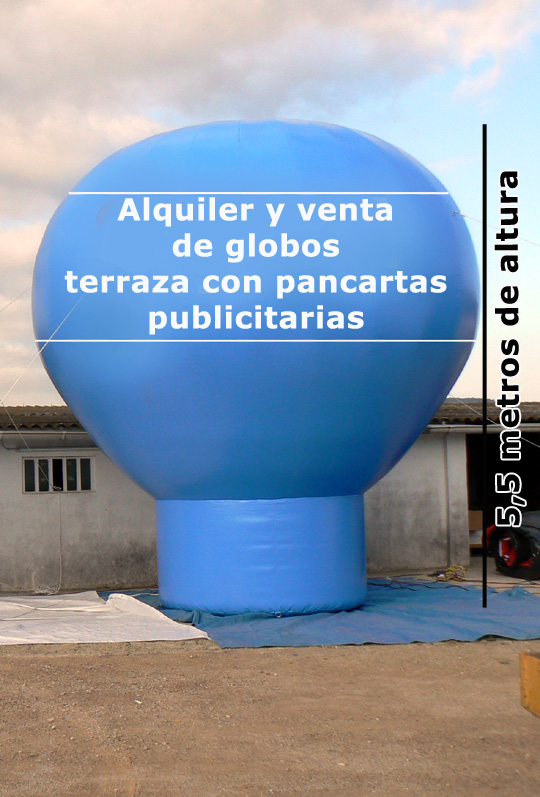 Globe statique en terrasse