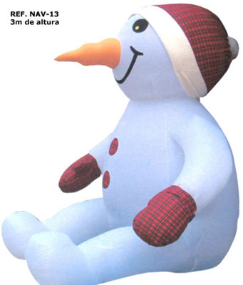 Statue gonflable Père Noël